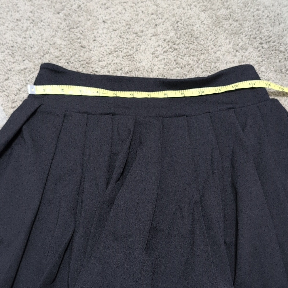 Nova Sport Tennis Skirt Skort Pleated Black Size Medium - Picture 7 of 10